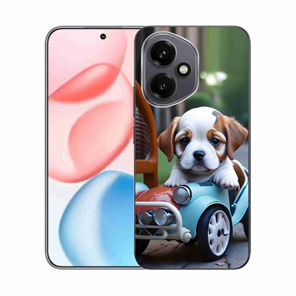 mmCase géltok az Honor 400-hoz – kiskutya retro autóban