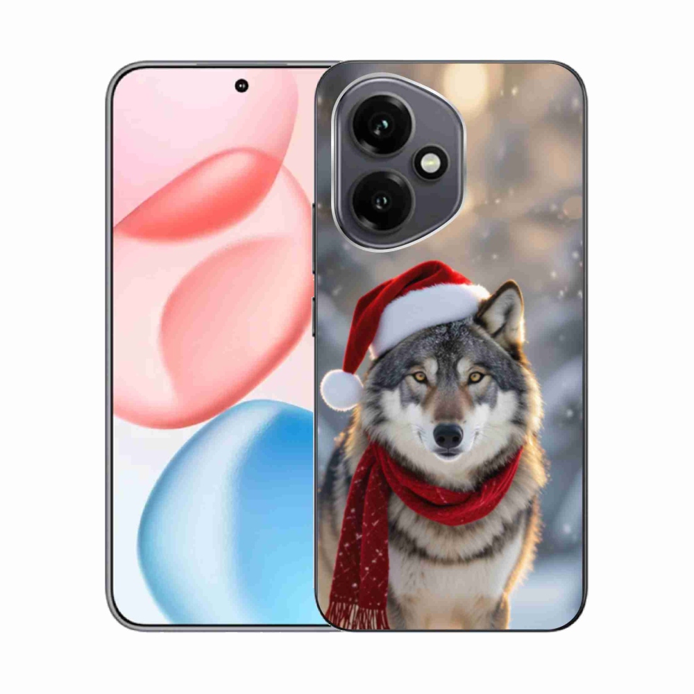 Zselés borítás mmCase a Honor 400-hoz - Karácsonyi farkas