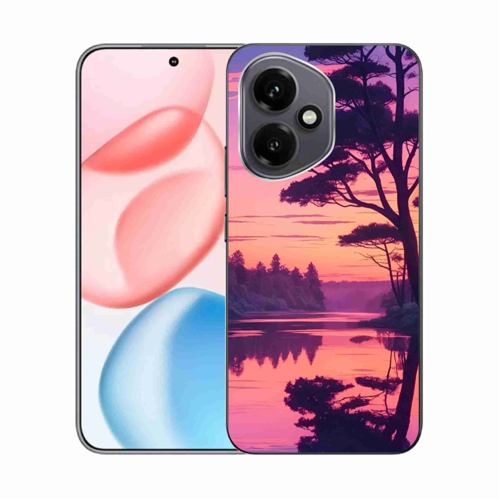 Zselés borítás mmCase a Honor 400-hoz - naplemente a tó felett