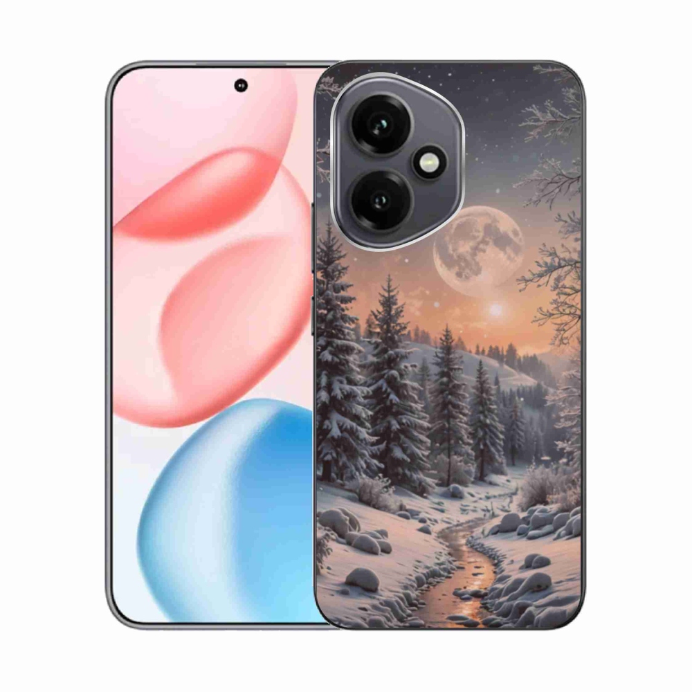 Zselés borítás mmCase a Honor 400-hoz - téli tájkép 2