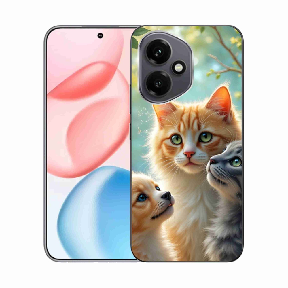 Zselés borítás mmCase a Honor 400-hoz - állati barátság 2