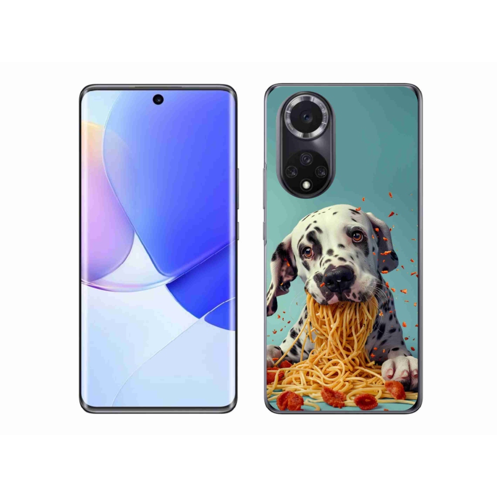 Zselés borító mmCase a Honor 50-hez - Dalmát és spagetti
