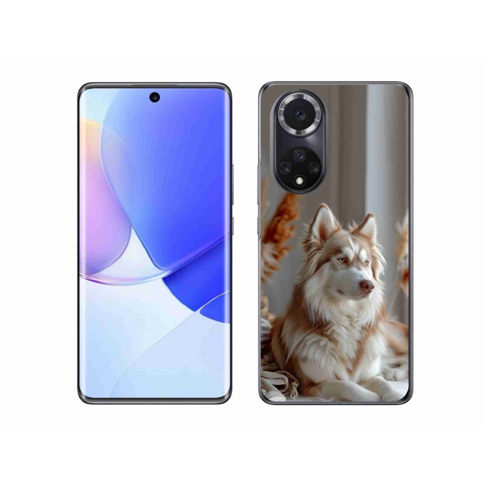 Zselés borítás mmCase a Honor 50 - csendes szibériai huskyhoz