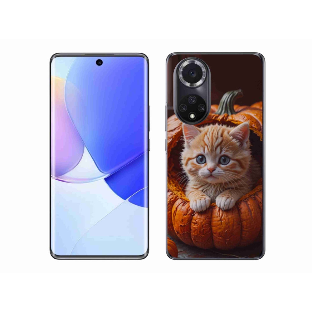 Zselés borítás mmCase a Honor 50-hez - cica és tök 2