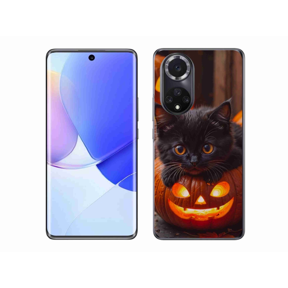 Zselés borítás mmCase a Honor 50 készülékhez - cica és tök