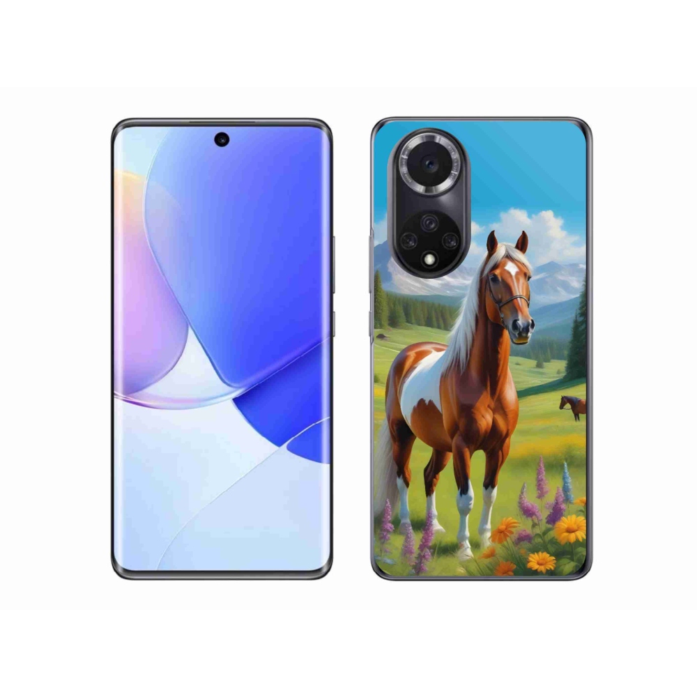 Zselés borító mmCase a Honor 50-hez - ló a réten