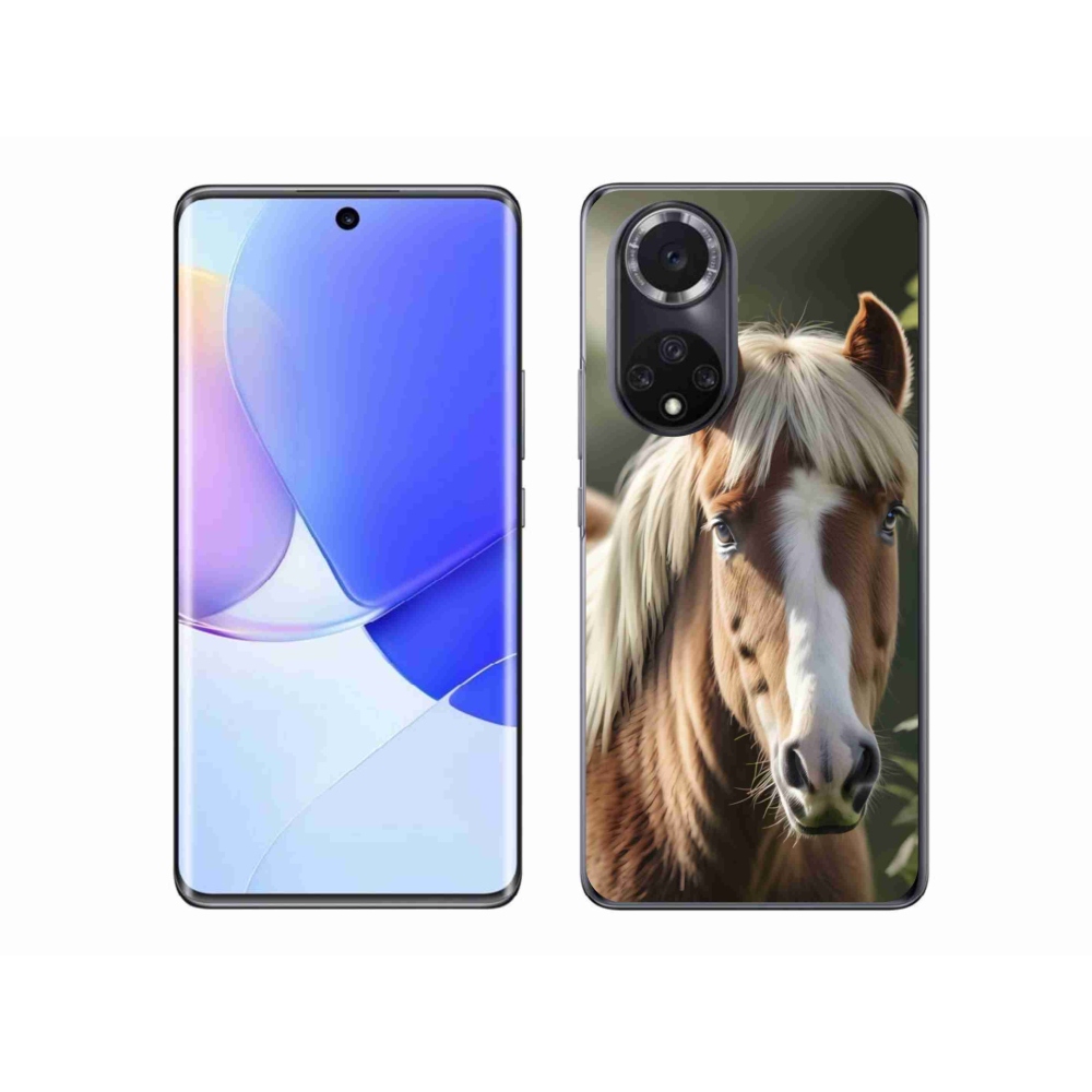 Gél borítás mmCase a Honor 50 - lóhoz, világos sörénnyel