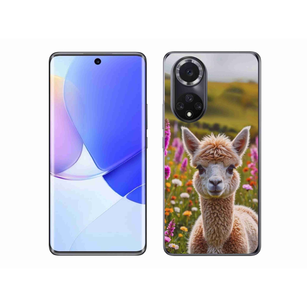 Zselés borító mmCase a Honor 50-hez - láma a réten