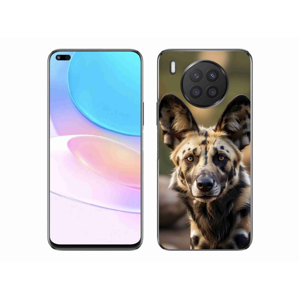 Zselés borítás mmCase a Honor 50 Lite készülékhez - Afrikai vadkutya