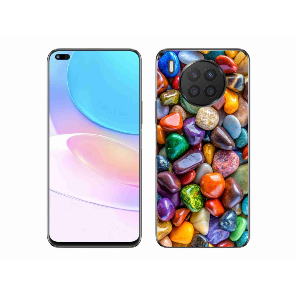 Zselés borítás mmCase a Honor 50 Lite készülékhez - színes strasszkövek