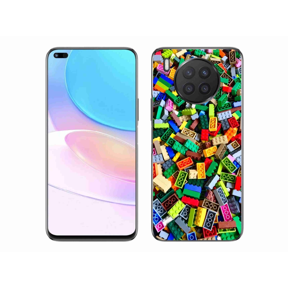 Zselés borítás mmCase a Honor 50 Lite készülékhez - színes építőelemek