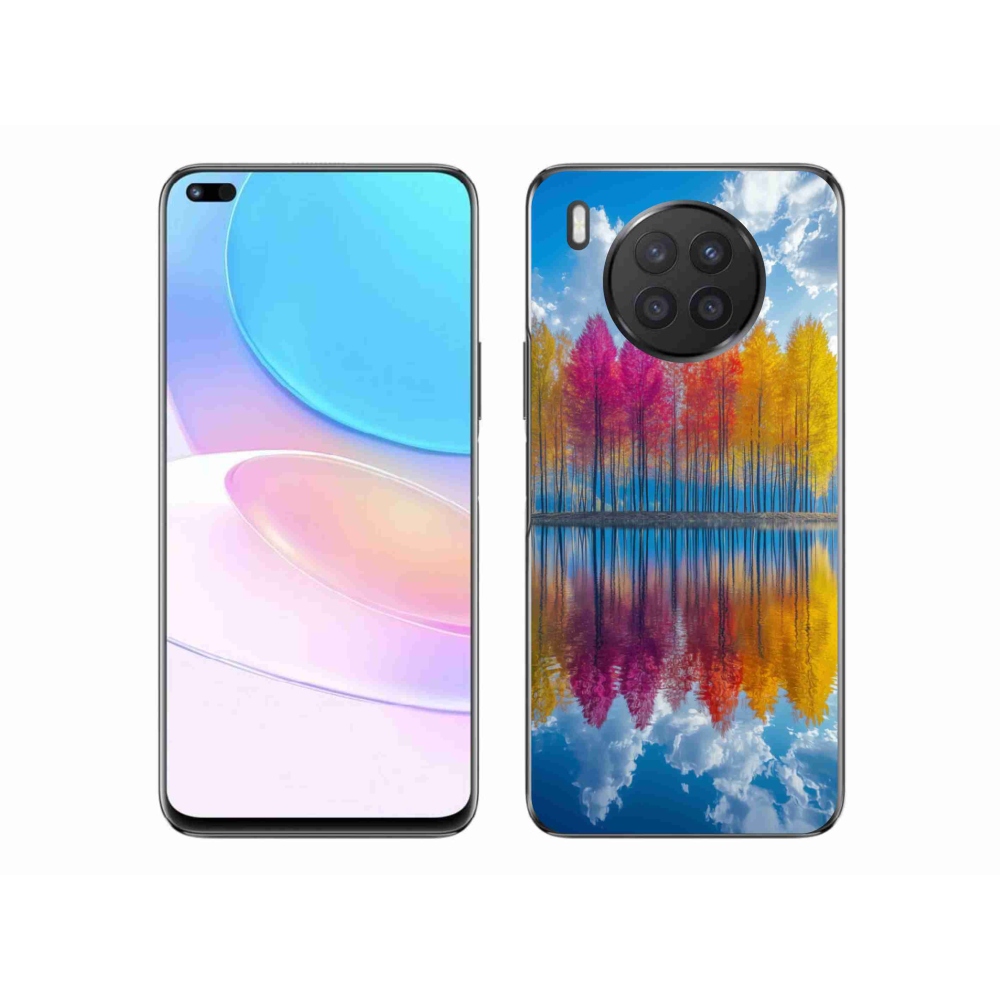 Zselés borítás mmCase a Honor 50 Lite-hoz - színes fák
