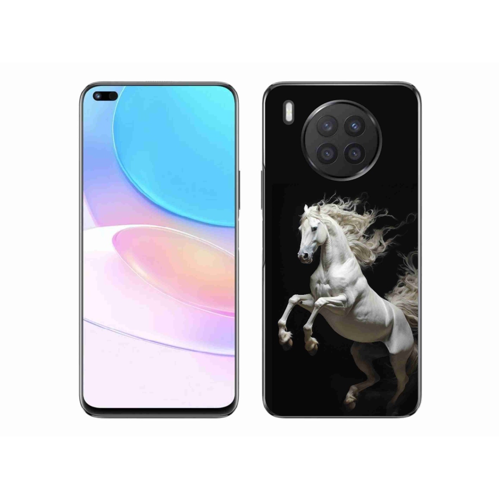 Zselés borítás mmCase a Honor 50 Lite-hoz - fehér ló 4