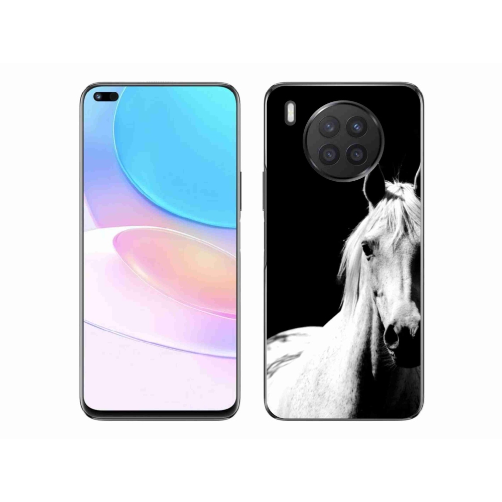 Zselés borítás mmCase a Honor 50 Lite-hoz - fehér ló 5