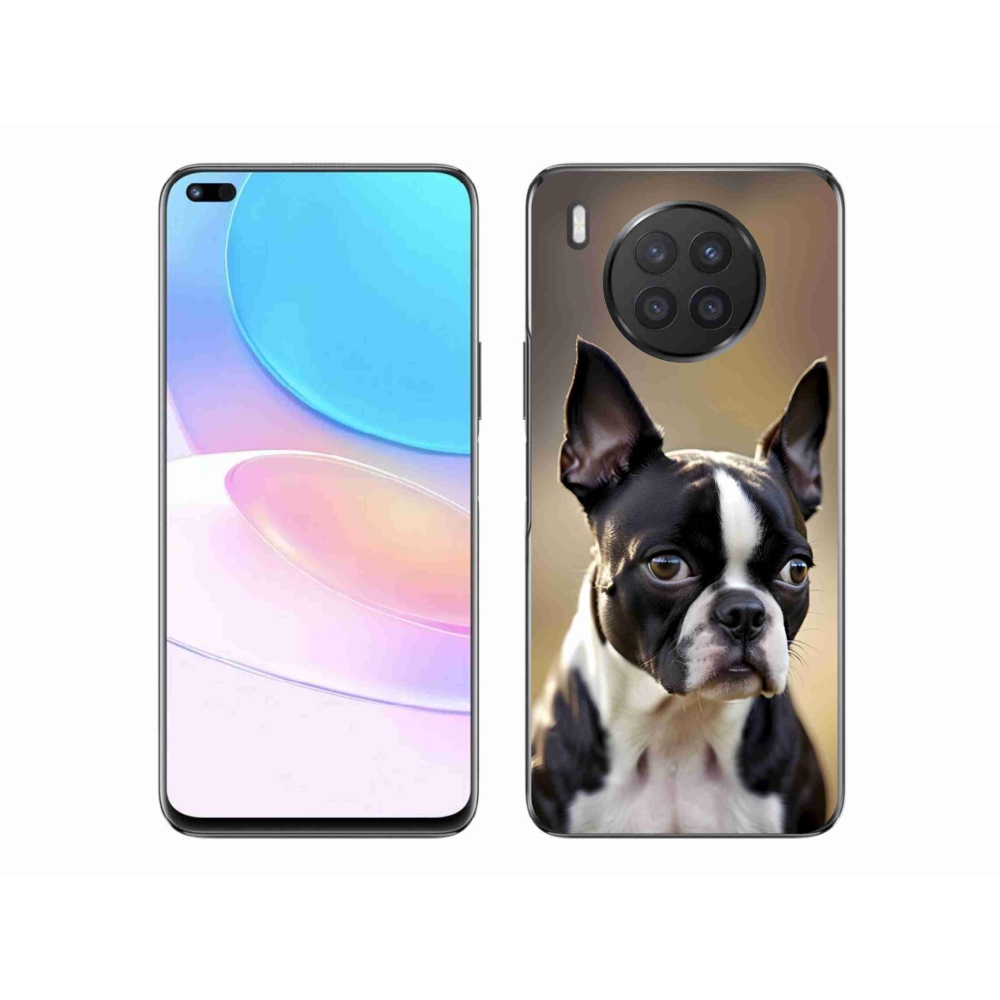 Zselés borítás mmCase a Honor 50 Lite készülékhez - Boston Terrier