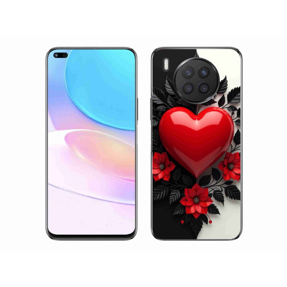 Zselés borítás mmCase a Honor 50 Lite készülékhez - piros szív