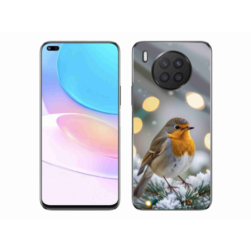 Gél borítás mmCase a Honor 50 Lite számára - télen pirosító színben