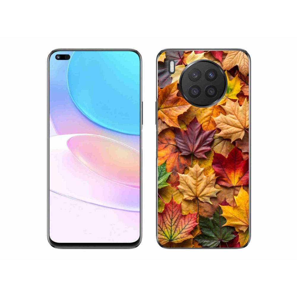 Zselés borítás mmCase a Honor 50 Lite készülékhez - juharlevelek 2