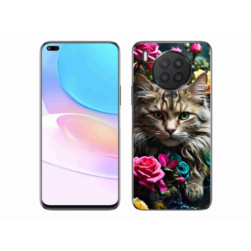 Zselés borítás mmCase a Honor 50 Lite készülékhez - macskaszem nézet 2