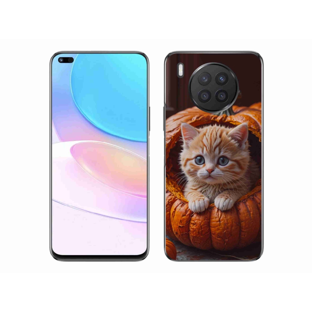 Zselés borítás mmCase a Honor 50 Lite készülékhez - cica és tök 2