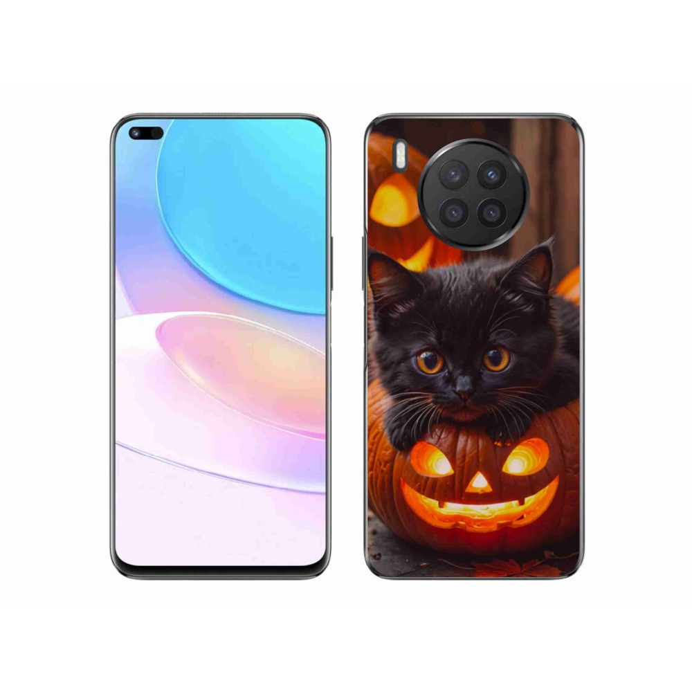 Zselés borítás mmCase a Honor 50 Lite készülékhez - cica és tök