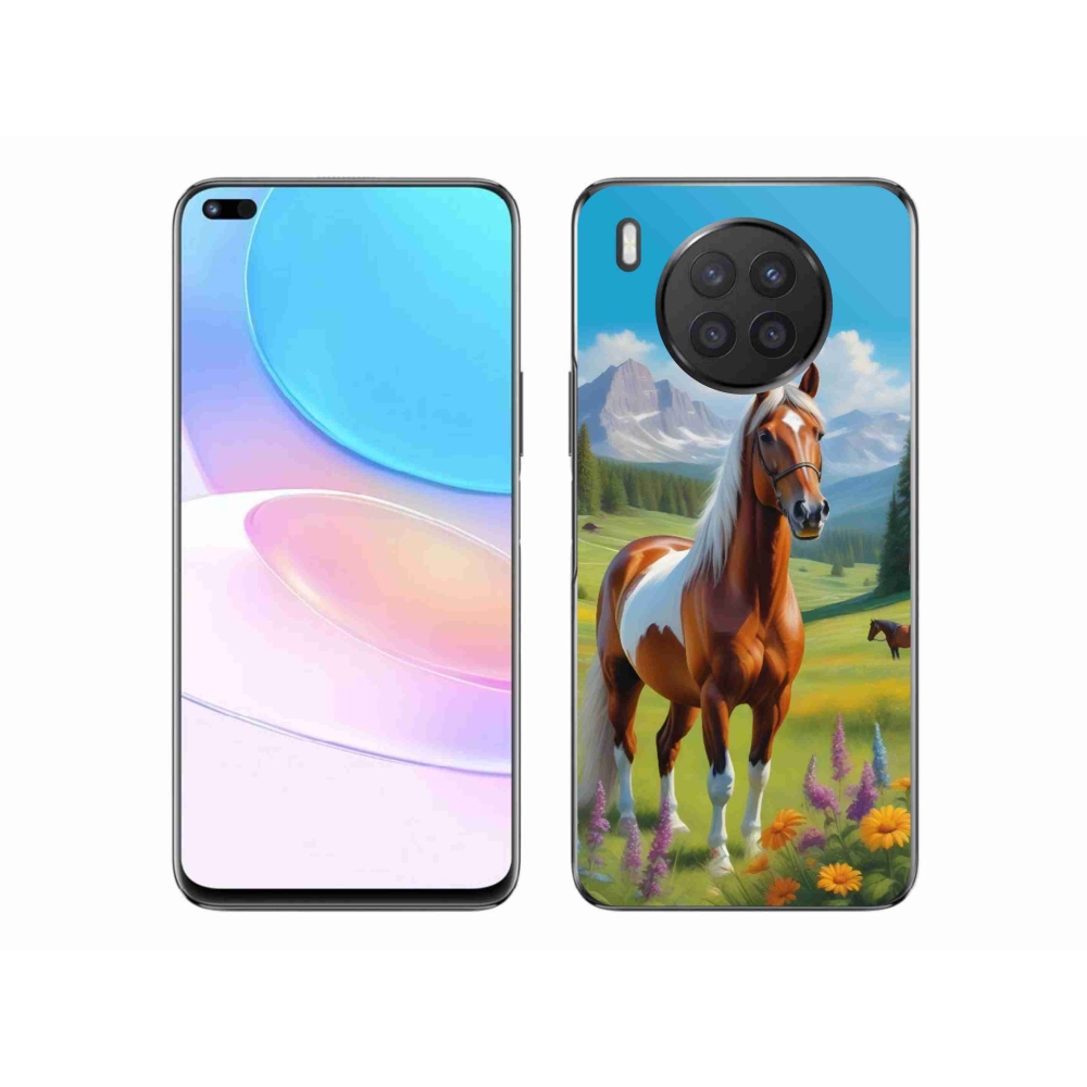 Zselés borítás mmCase a Honor 50 Lite-hoz - ló a réten