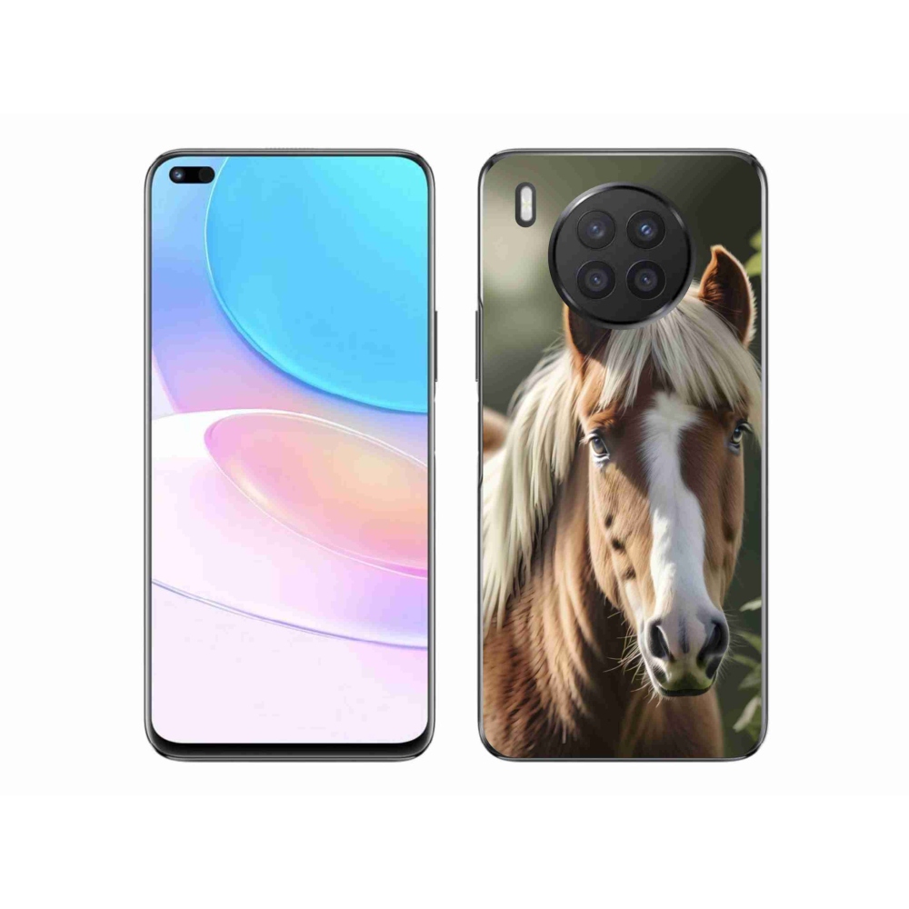 Zselés borítás mmCase a Honor 50 Lite-hoz - ló világos sörénnyel