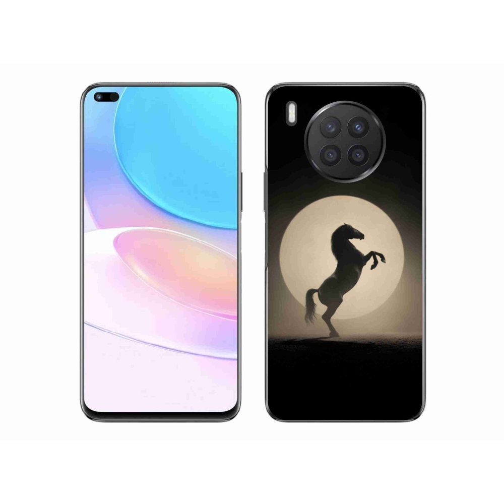 Zselés borítás mmCase a Honor 50 Lite-hoz - ló sziluettben