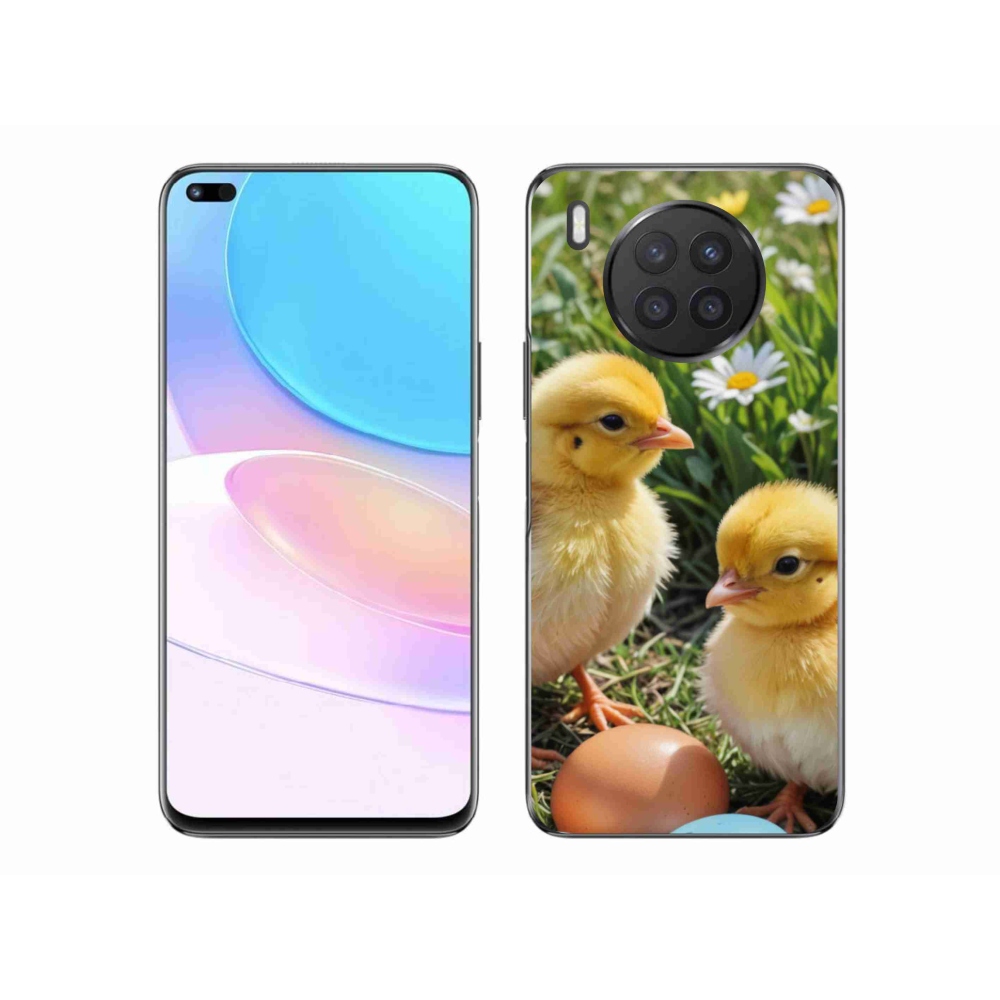 Zselés borítás mmCase a Honor 50 Lite készülékhez - csirkék