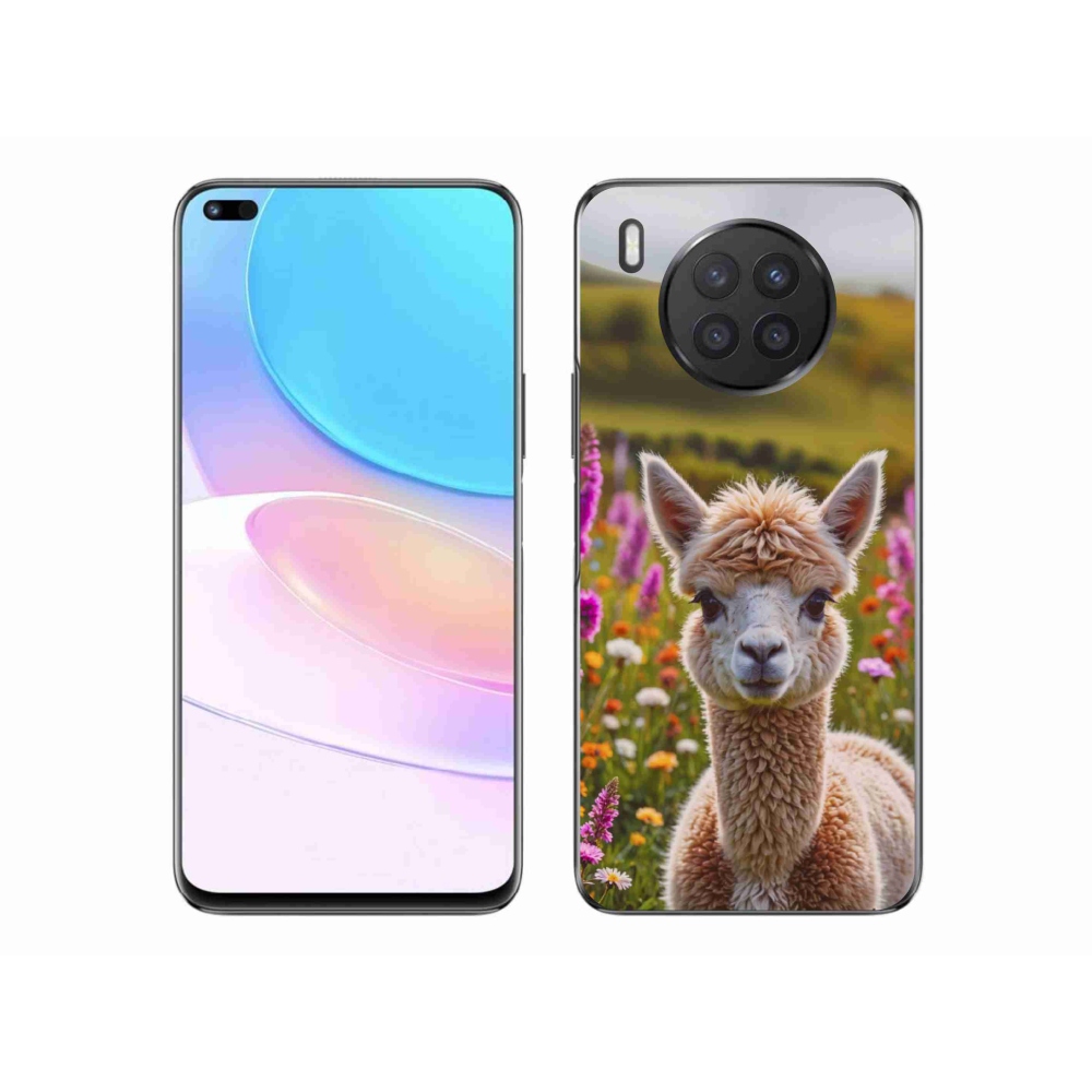 Zselés borító mmCase a Honor 50 Lite-hoz - láma a réten