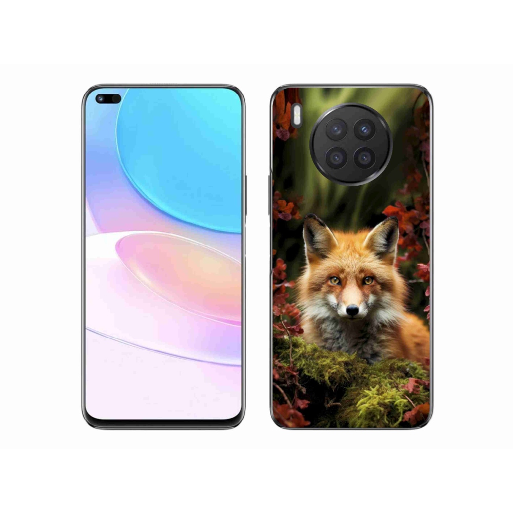 Zselés borítás mmCase a Honor 50 Lite-hoz - róka az erdőben