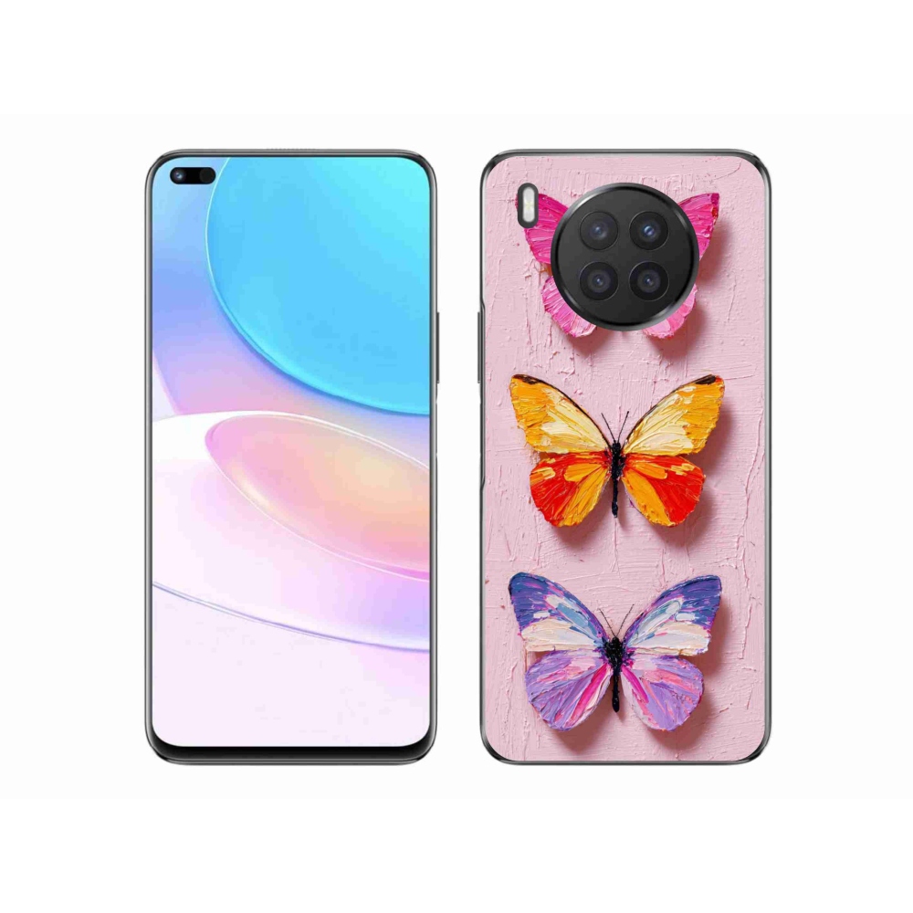 Zselés borítás mmCase a Honor 50 Lite-hoz - pillangó szentháromság