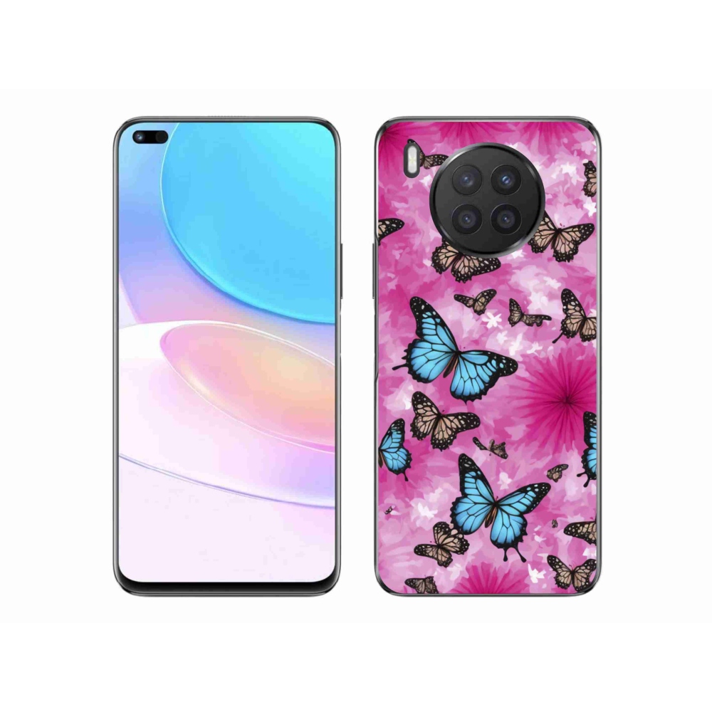 Zselés borítás mmCase a Honor 50 Lite készülékhez - pillangókert