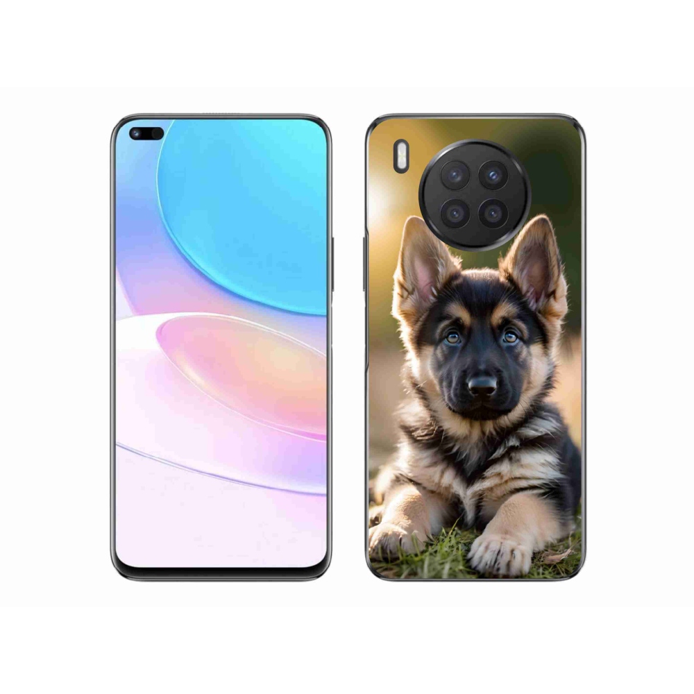 Zselés borítás mmCase a Honor 50 Lite készülékhez - Német juhászkutya a természetben