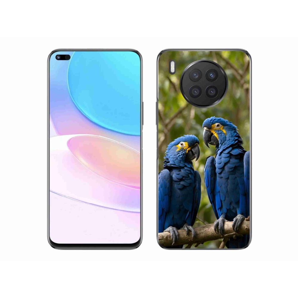 Zselés borítás mmCase a Honor 50 Lite készülékhez - papagáj duo