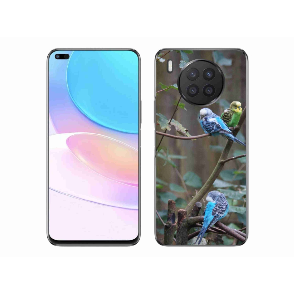 Zselés borító mmCase a Honor 50 Lite-hoz - papagájok az ágon