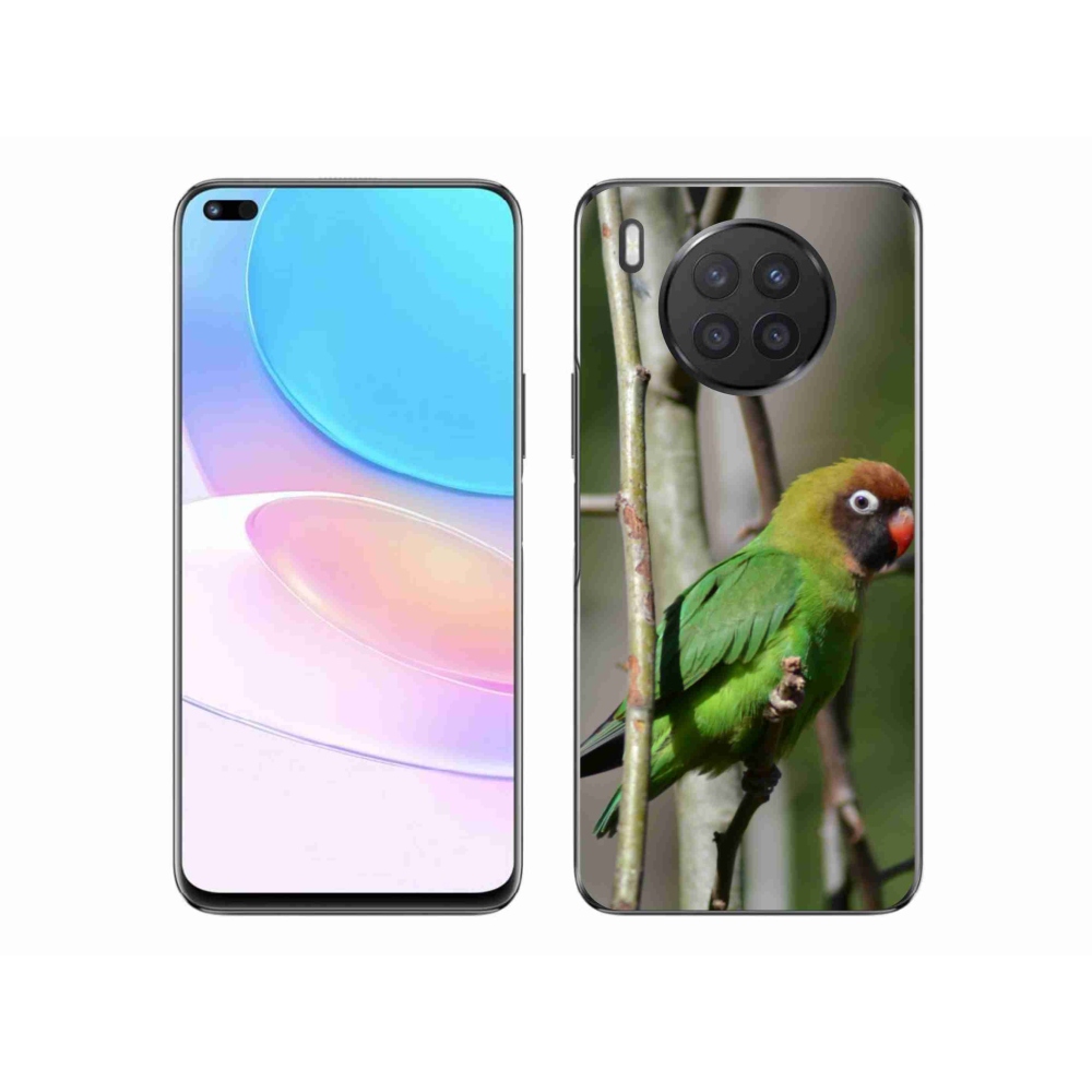 Zselés borítás mmCase a Honor 50 Lite készülékhez - papagáj agapornis