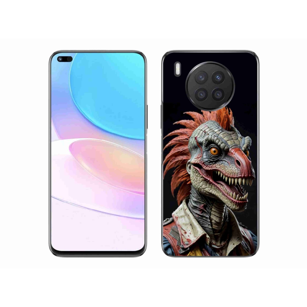 Zselés borítás mmCase a Honor 50 Lite-hoz - punk dinoszaurusz