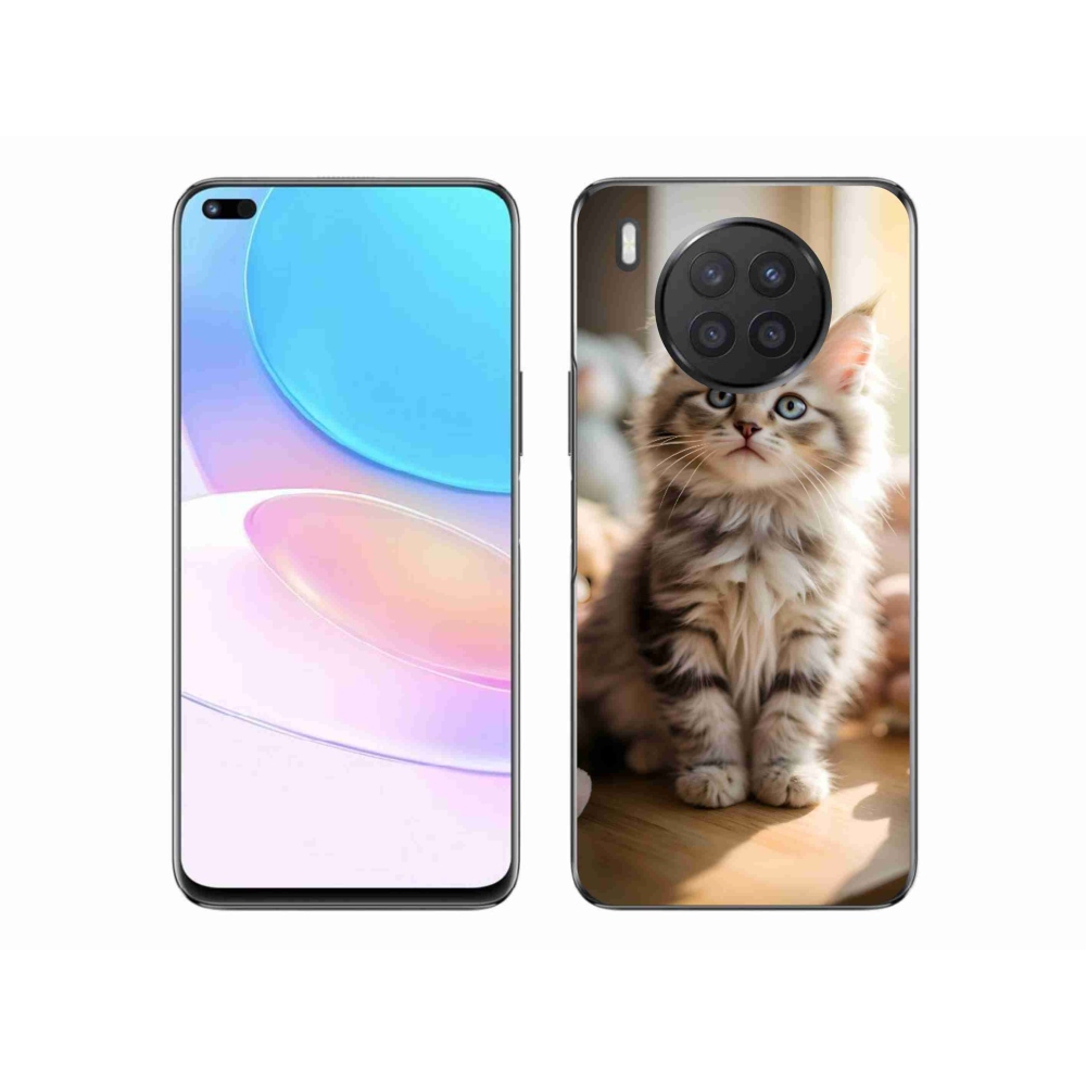 Gél borító mmCase a Honor 50 Lite készülékhez - aranyos cica 10