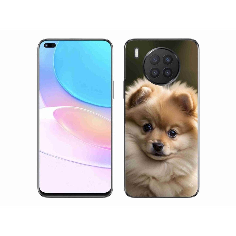 Zselés borítás mmCase a Honor 50 Lite készülékhez - aranyos pomerániai 2