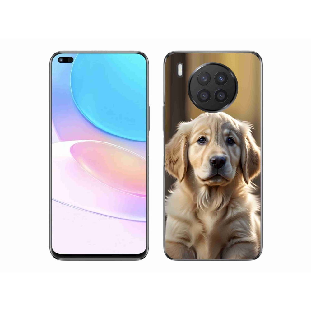 Gél borítás mmCase a Honor 50 Lite készülékhez - aranyos arany retriever