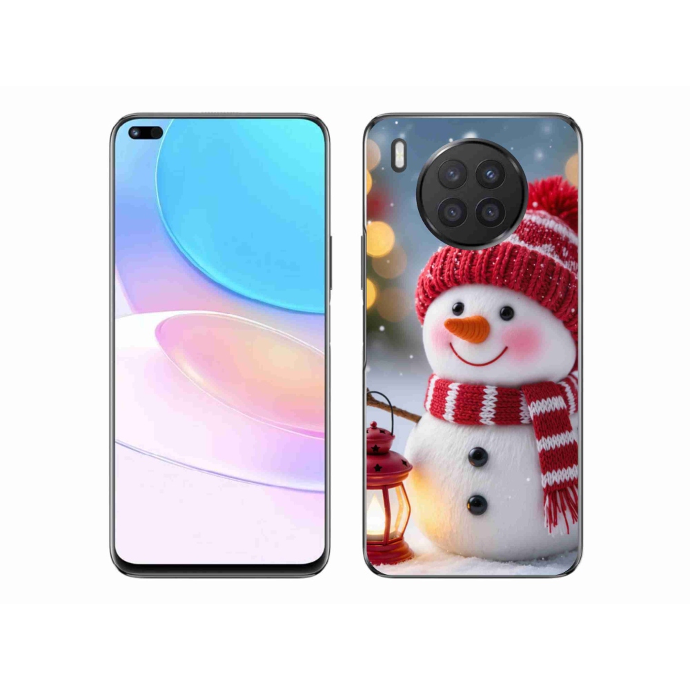Zselés borítás mmCase a Honor 50 Lite készülékhez - hóember 2