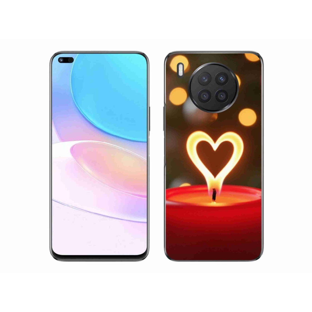 Zselés borítás mmCase a Honor 50 Lite készülékhez - lángoló szív