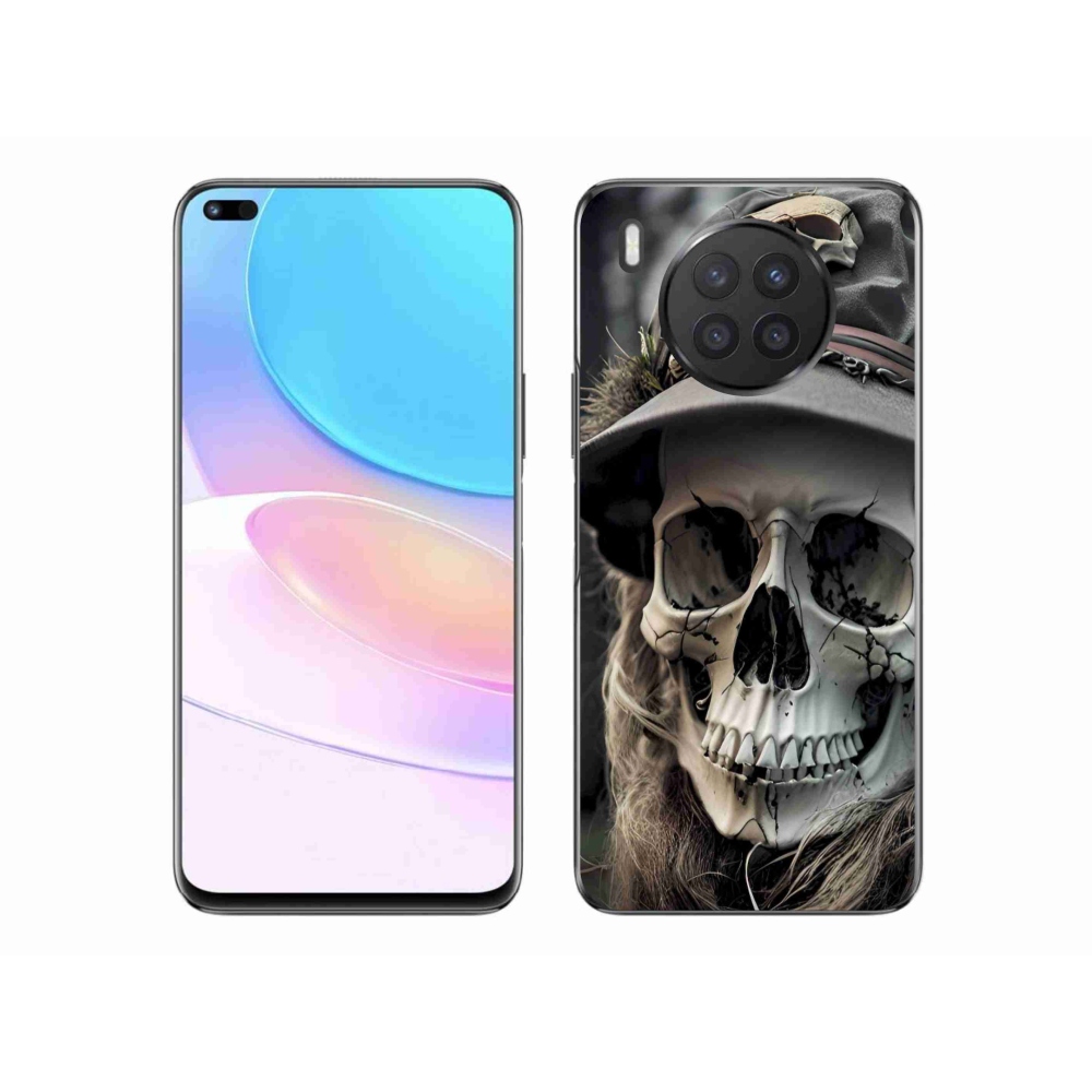 Zselés borítás mmCase a Honor 50 Lite készülékhez - sötét koponya