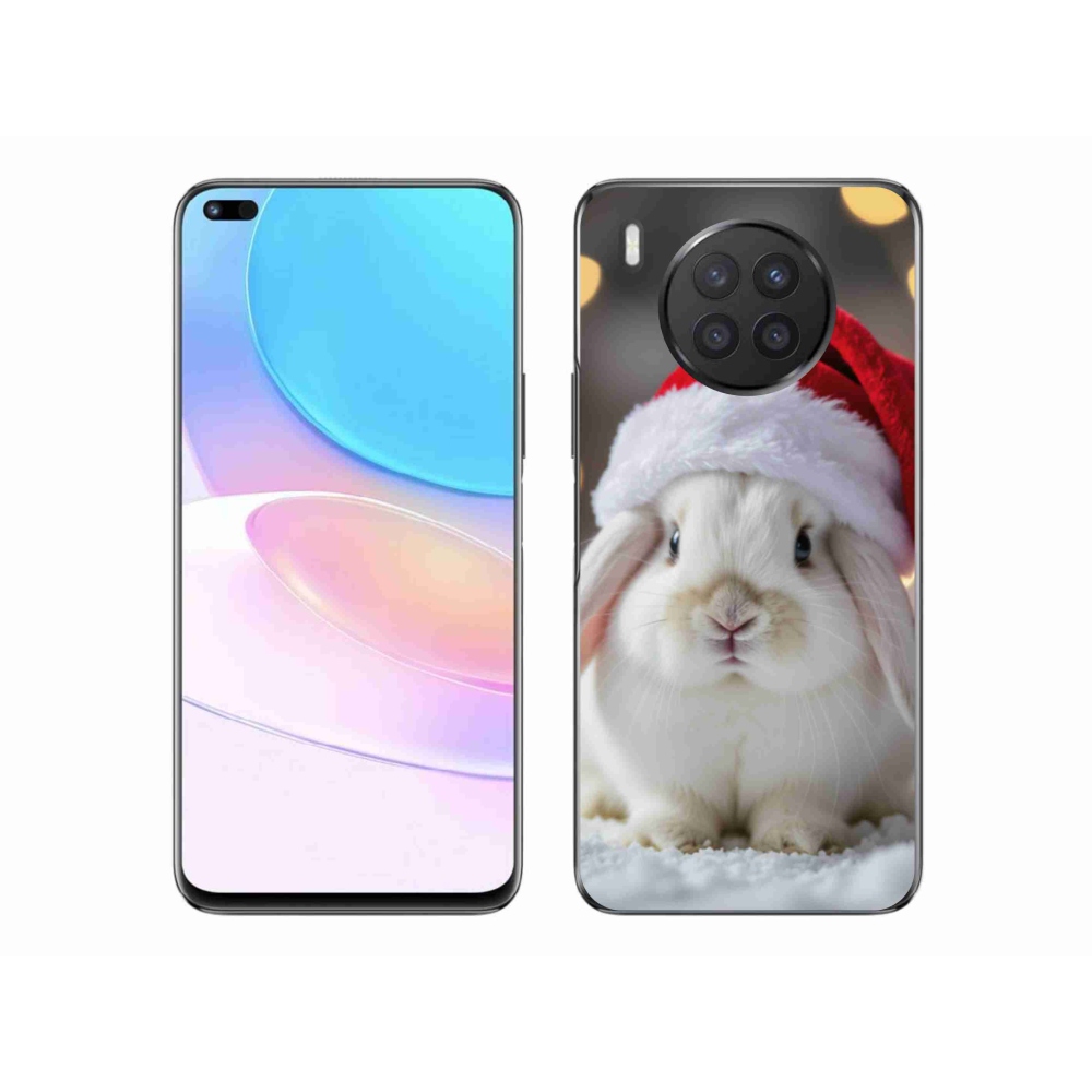 Zselés borítás mmCase a Honor 50 Lite-hoz - Karácsonyi nyúl