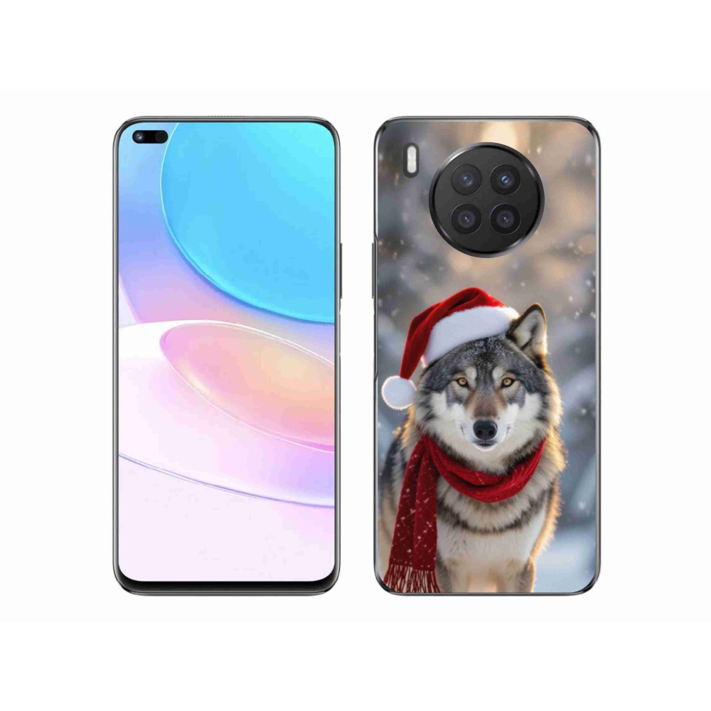Gél borítás mmCase a Honor 50 Lite-hoz - Karácsonyi farkas