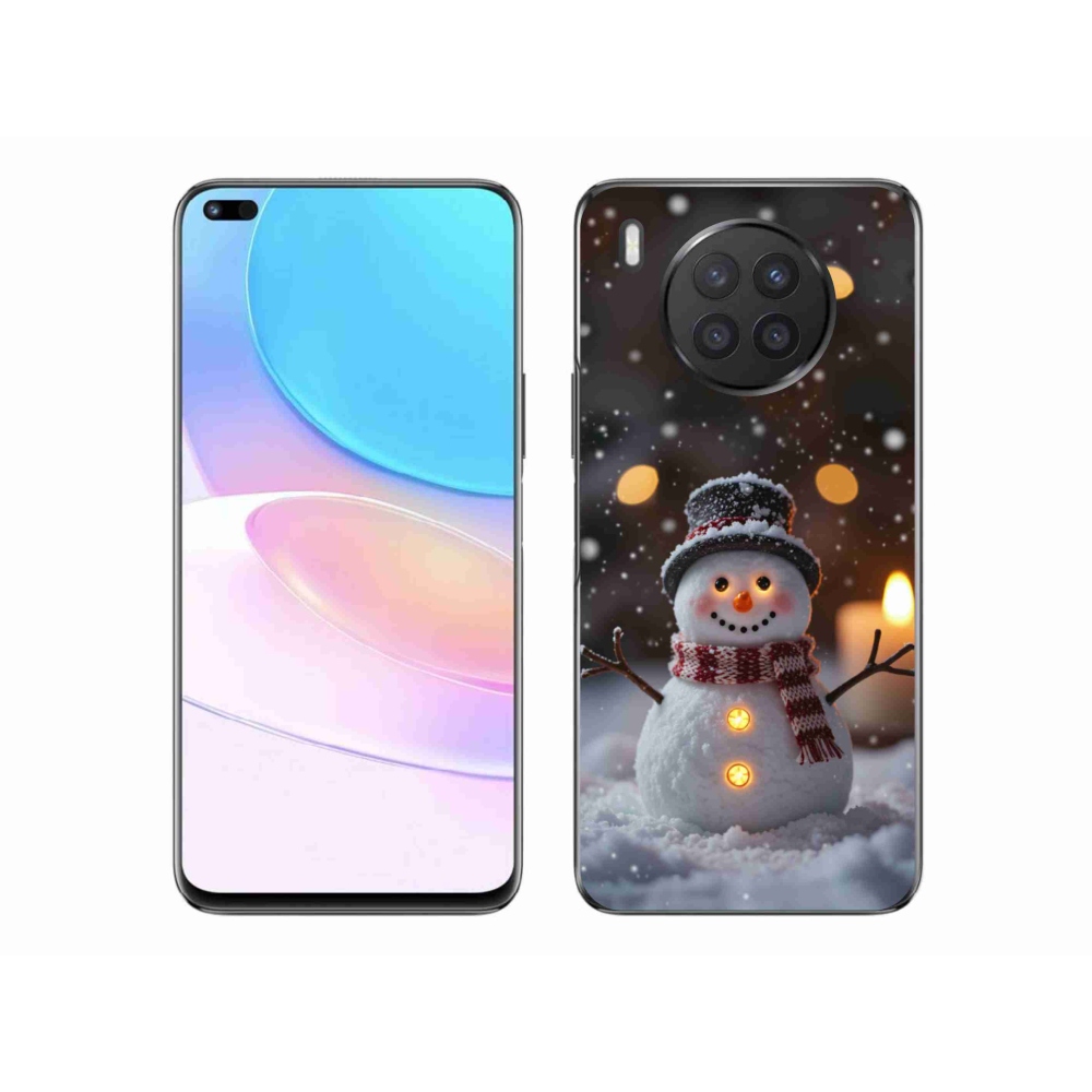 Zselés borítás mmCase a Honor 50 Lite készülékhez - boldog hóember