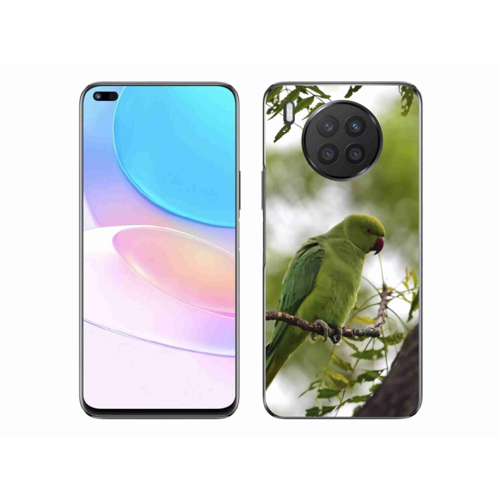 Zselés borítás mmCase a Honor 50 Lite készülékhez - zöld papagáj