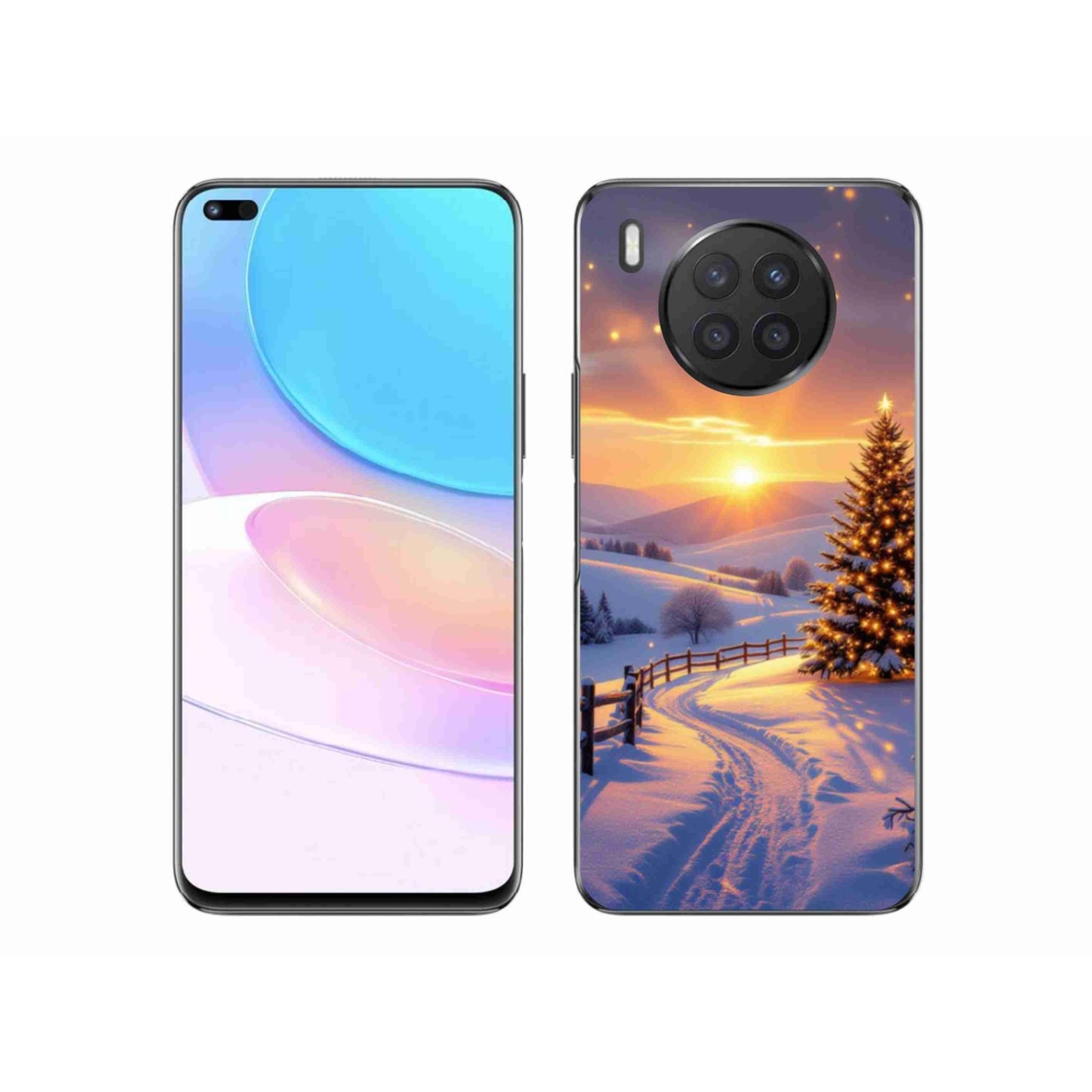 Zselés borítás mmCase a Honor 50 Lite készülékhez - téli tájkép