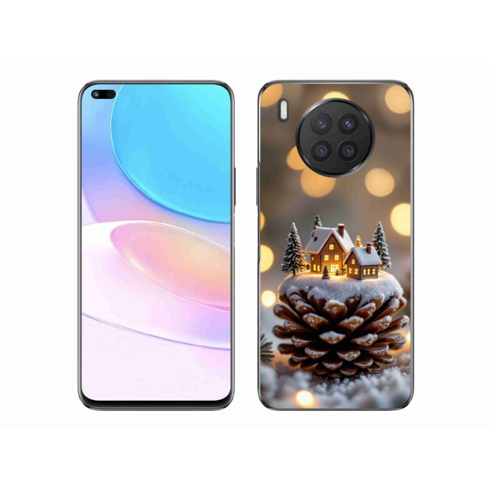 Zselés borítás mmCase a Honor 50 Lite-hoz - téli falu